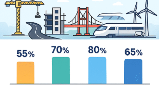 Infrastructure Development Progress infographic